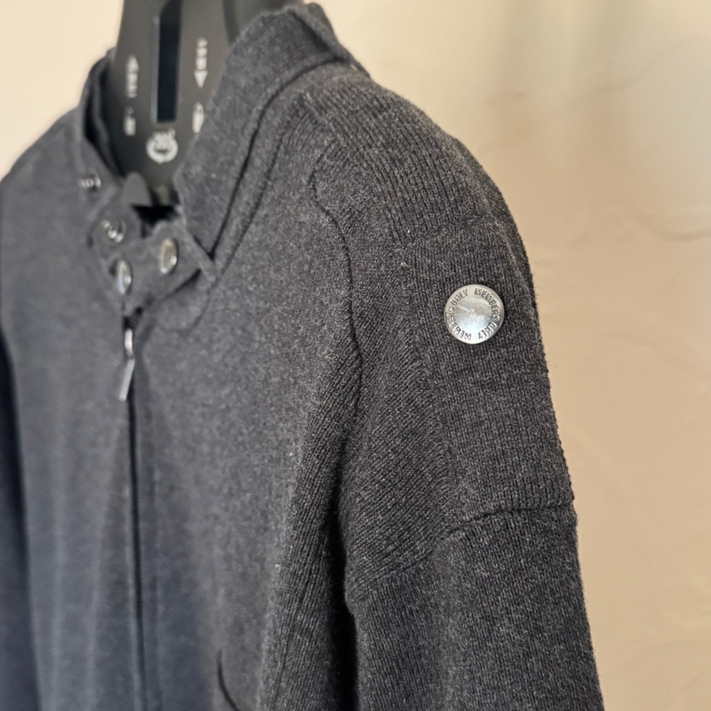 Members Only Charcoal Racer Zip-Up - Picture 4 of 7